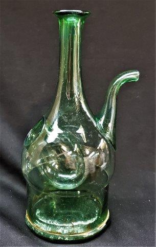 Vintage Glass Pitcher with Ice Compartment (1 of 2)