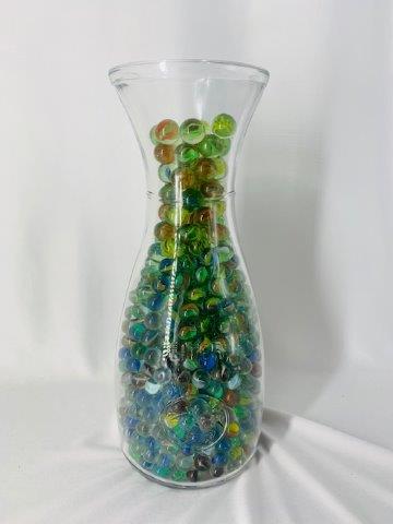 One Liter Carafe of Marbles (1 of 1)