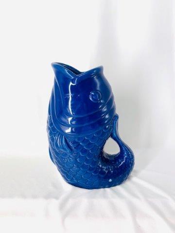 Blue fish pitcher (1 of 3)