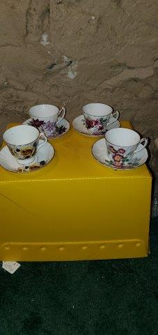 Four Tea Cups and Saucers (1 of 1)