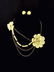 Vintage Yellow Jewelry Suite
