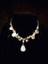 Petite Art Glass & Quartz Pendant Necklace