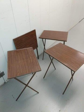 MCM Lament TV Trays Set of 4: MCM Lament TV Trays Set of 4
