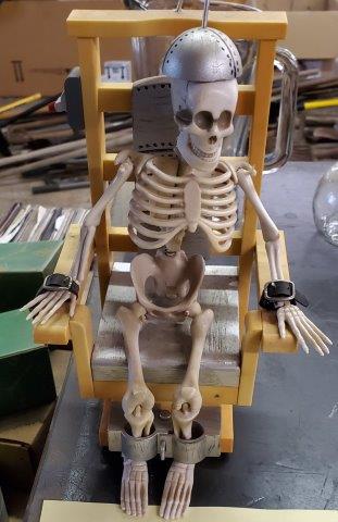 Skeleton in Electric Chair: Skeleton in Electric Chair