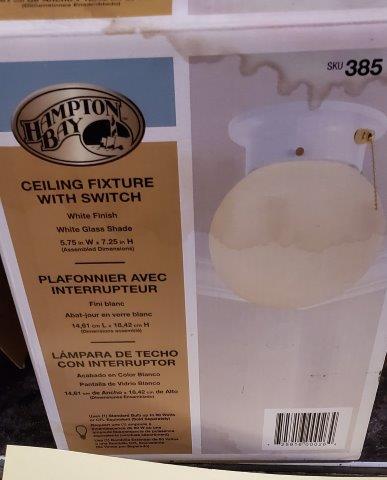 Ceiling Fixture with Switch: Ceiling Fixture with Switch