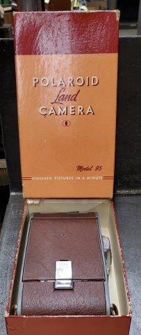 RARE! 1950's Polaroid Land Camera 95 still in the Box: RARE! 1950's Polaroid Land Camera 95 still in the Box