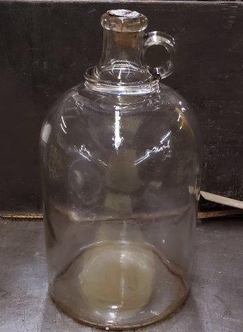 Vintage Clear Glass Jug single Handled (1 of 1)