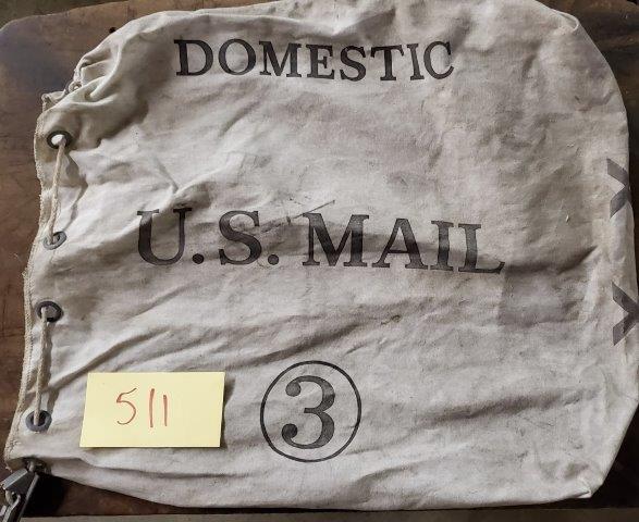 Vintage Domestic U.S.Mail Bag #3 (1 of 2)
