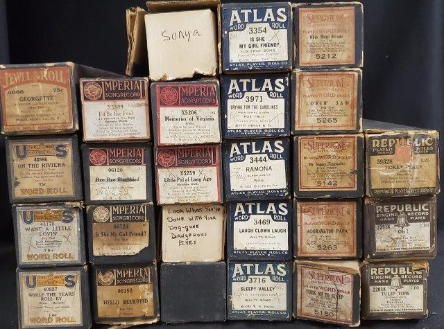 Various Piano style, US, Imperial, Atlas, Suprione,: Various Piano style, US, Imperial, Atlas, Suprione, Republic (26) Automatic Player Piano Rolls
