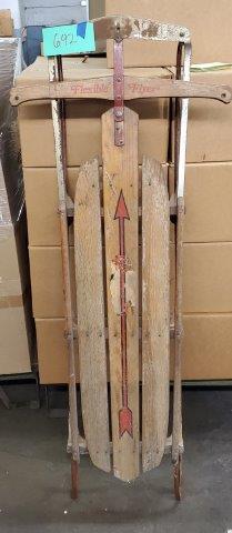 Vintage Flexible Flyer Sled: Vintage Flexible Flyer Sled