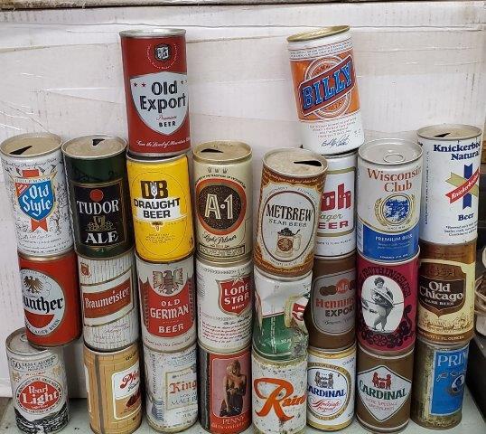 Vintage Beer Cans - Flat Cans?: Beer cans from around the world
