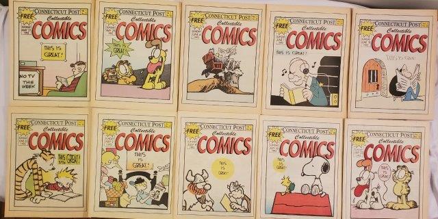 Connecticut Post Collectible Comics Vol 1 No 21 - 30: Vol 1 No 21 - 30 Garfield, Peanuts, Dennis the Menace, Marmaduke, Beetle Baily, For Better or for Worse, Cathy, Hagar, Herb & Jamaal, Rex Morgan MD, Blondie, the Amazing Spider-man, Dilbert, Hi and Lo