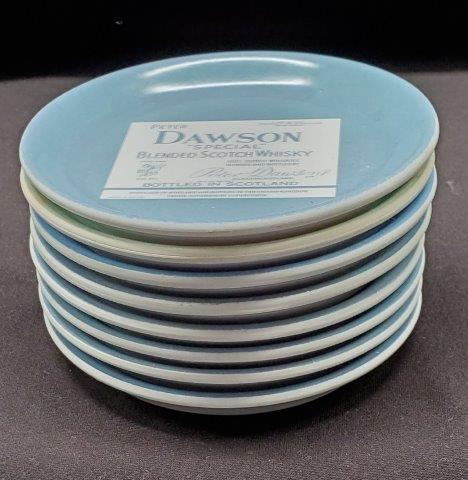 Bar Brand Motif Coasters: Set of 8 coasters 4 inches in diameter