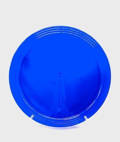 Large Cobalt Blue 14 inch Charger: Gorgeous deep cobalt blue 14 inch charger plate, chop plate, serving plate or just display it for its classic beauty.