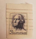 Washington 5 cent stamp