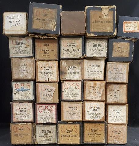 Automatic Player Piano Rolls 28 Rolls (1 of 1)