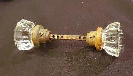 Antique Fluted Crystal Door Knob (1 of 3)