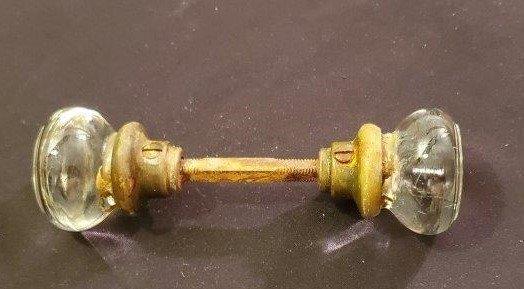 Antique Round Glass Door Knob (1 of 4)