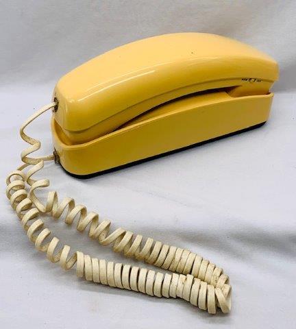 Vintage Southwestern Bell Slimline Phone: Classic Slimline touchtone in off white/alabaster color.
