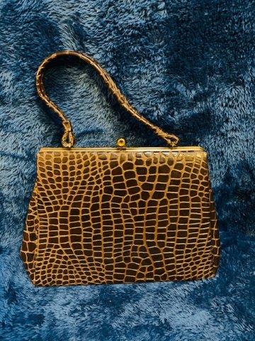 Vintage Faux Crocodile Handbag by Stylemark (1 of 3)