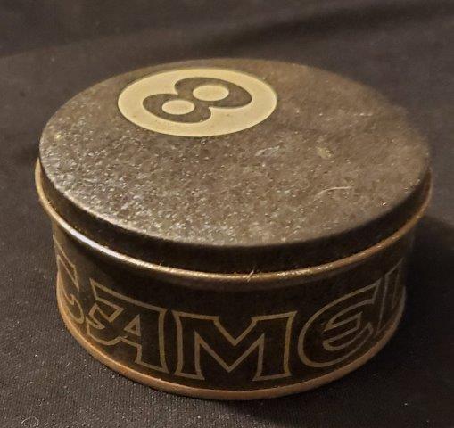 Camels Tin Ashtray: Camels Tin Ashtray