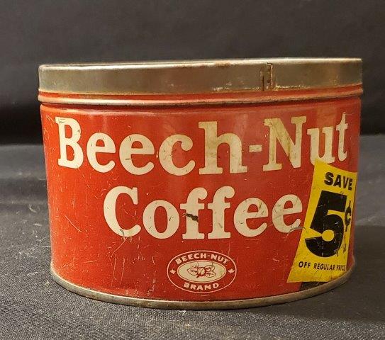 Beech-Nut Coffee Can - Vintage: Beech-Nut Coffee Can - Vintage