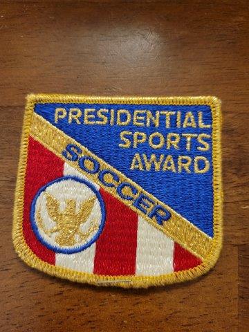 Presidential Sports Award Soccer Patch (1 of 1)