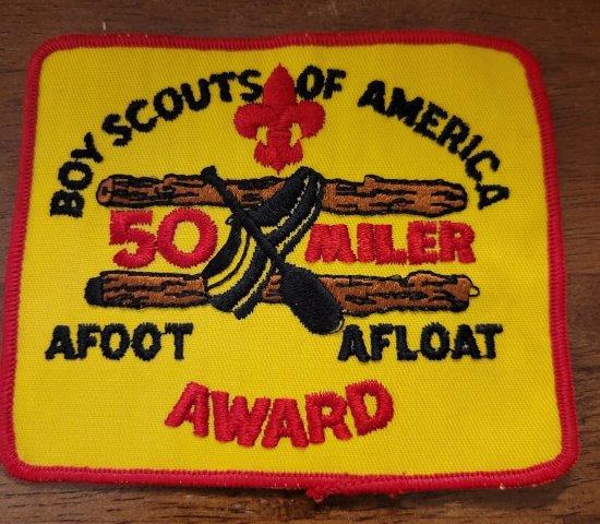 Boy Scouts of America 50 Miller Award Afoot Afloat (1 of 1)