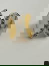18k Gold HGE Sculptural Cleaved Ring  size 9