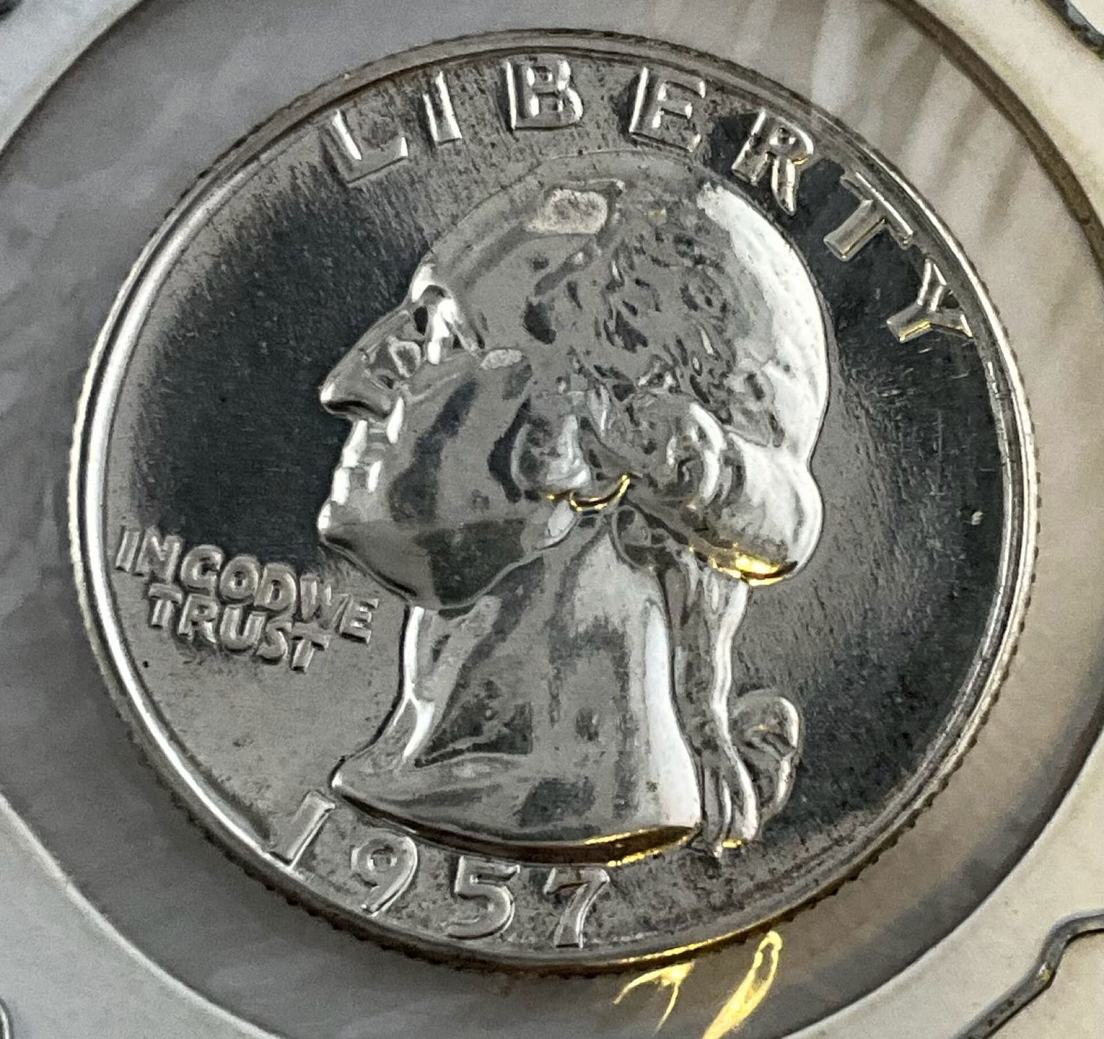 1957 Proof Silver Washington Quarter (1 of 2)