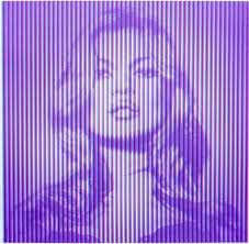 Mr. Brainwash signed+numbered+framed Kate Moss print: 35x35 signed and numbered (16/65) Kate Moss Print by Mr.Brainwash (Purple)The work of Mr. Brainwash is rooted in pop art. As Warhol looked to icons of consumer culture and celebrity, Mr. Brainwash loo