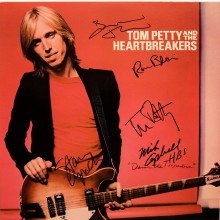 Tom Petty - Damn The Torpedoes signed album (1979): Album signed by Tom Petty, Stan Lynch, Mick Campbell, Benmont Tench & Ron Blair