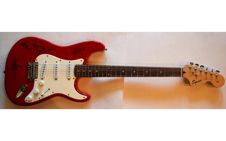 Van Halen Authentic Red Stratocaster Signed Guitar (1 of 1)