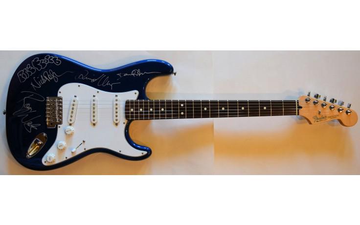 Pink Floyd Authentic Blue Stratocaster Signed Guitar (1 of 1)