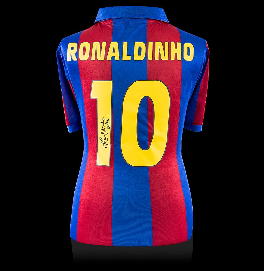 ronaldinho signed jersey