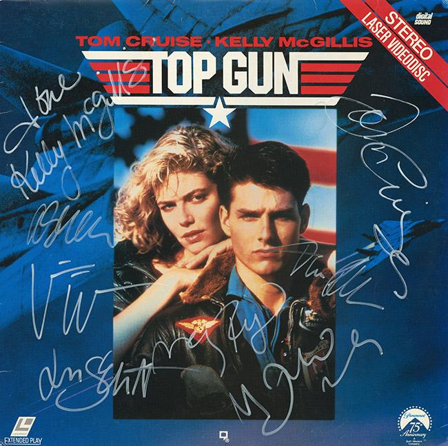 Top Gun signed album: Top Gun signed album. Signed by Tom Cruise, Kelly McGillis, Val Kilmer, Meg Ryan, Anthony Edwards, Tom Skerritt, Michael Ironside, and Tim Robbins. This item comes with a Certificate of Authenticity f