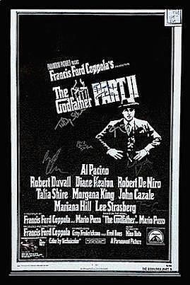 Godfather signed and framed poster (1 of 1)