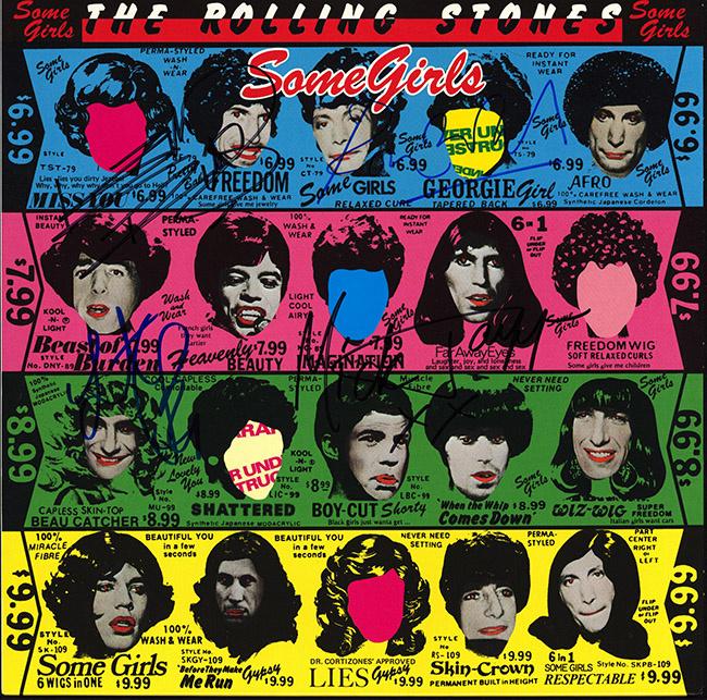 Rolling Stones Signed Some Girls Album (1 of 1)