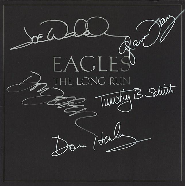 Eagles Signed The Long Run Album (1 of 1)