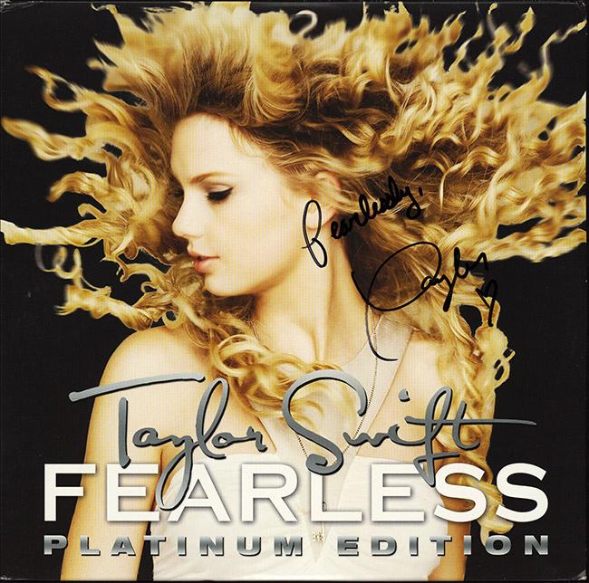 Taylor Swift signed Fearless album (1 of 1)