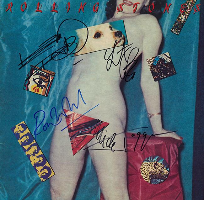 Rolling Stones Signed Go Undercover Album (1 of 1)