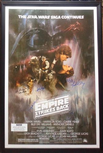 Star Wars Empire Strikes Back Signed and Framed Movie (1 of 1)