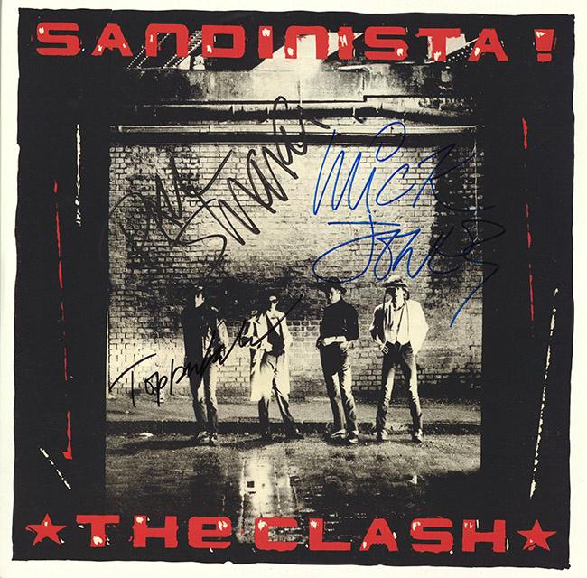 The Clash Band signed Sandanista Album (1 of 1)