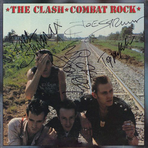 The Clash Combat Rock signed Album (1 of 1)