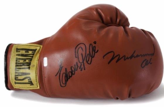 Muhammad Ali X Pele signed GLOVE + COA (1 of 1)