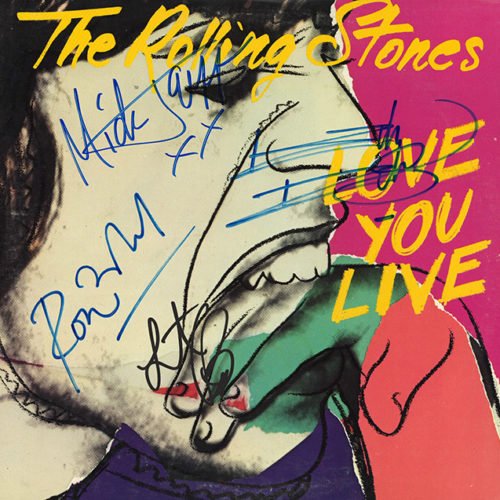 The Rolling Stones Love You Live signed Album (1 of 1)