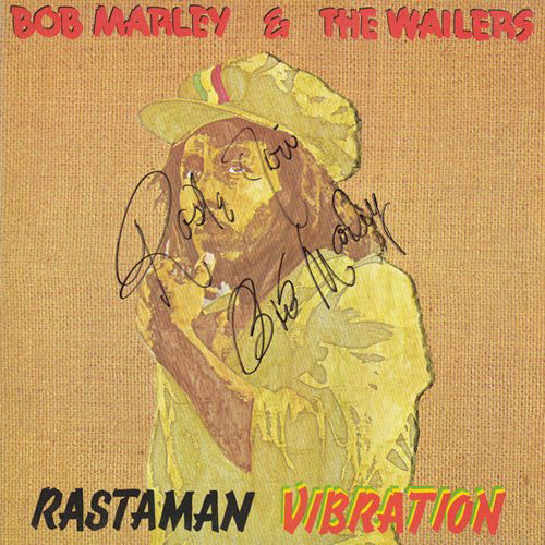 Bob Marley Rastaman Vibration signed Album (1 of 1)