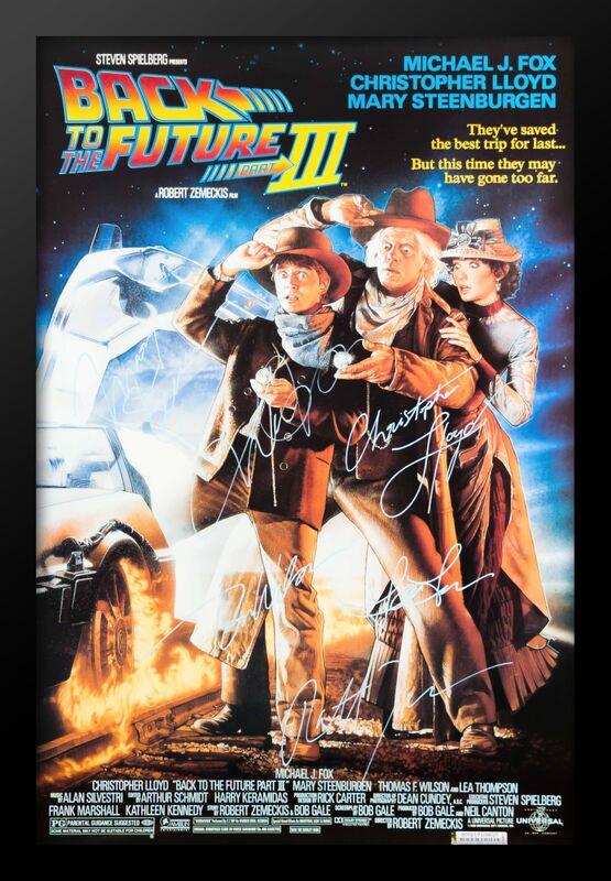 BACK TO THE FUTURE 3 Signed Movie Poster (1 of 1)