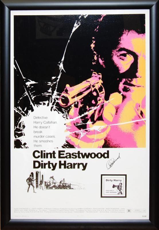 Dirty Harry Signed Movie Poster (1 of 1)