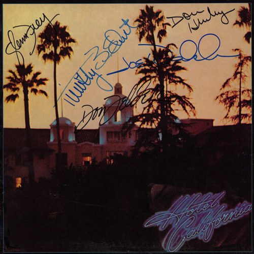 The Eagles Hotel California signed Album (1 of 1)